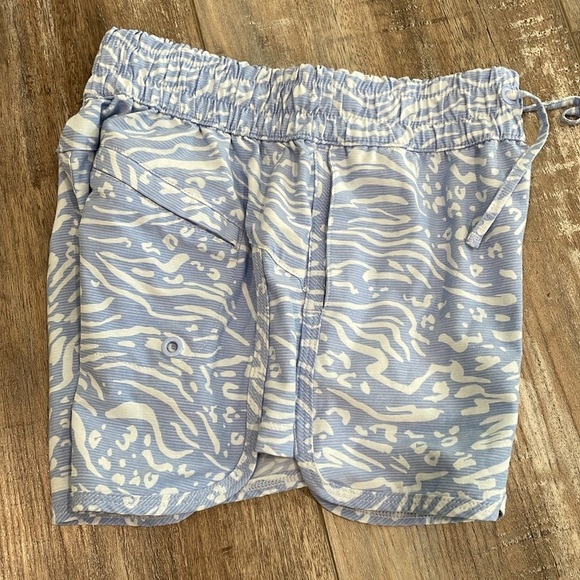 ATHLETA Girl Dive in Boardshort Nina Animal Blue size 7 - Picture 6 of 8